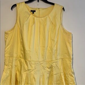 Talbots Yellow Midi Dress